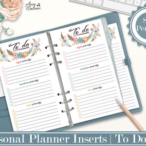 Personal Ring Planner, Essentials Bundle 5-in-1 Printable, Daily ...