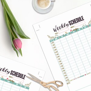 Happy Planner Weekly Schedule Printable, Hourly Planner, Weekly Planner ...