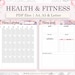 Fitness Planner Printable, A5 Planner Inserts, Health Planner, Fitness ...