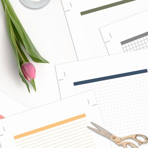 Dot Grid Paper Happy Planner, Lined and Grid Paper Set, Printable ...