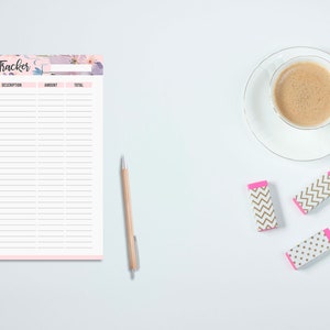Expense Tracker Printable, Happy Planner Inserts Printable, Monthly ...
