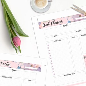 Happy Planner Inserts Printable, Goal Planner Printable, Goal Setting ...