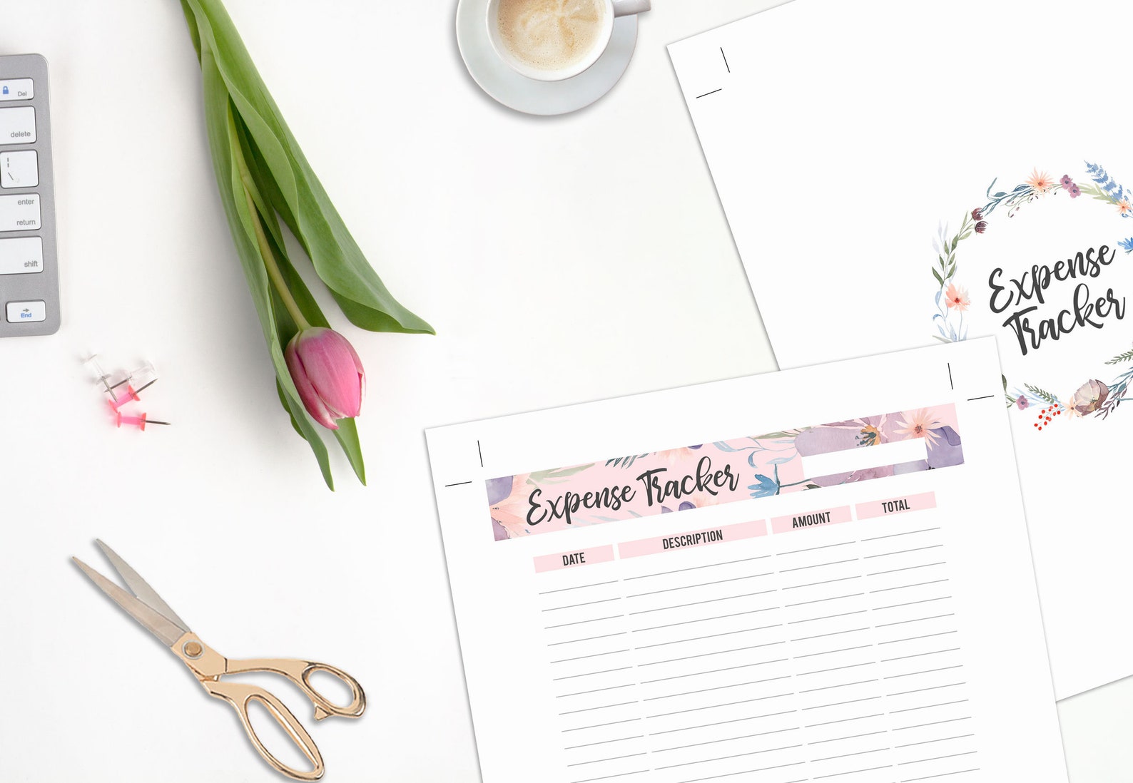 Expense Tracker Printable, Happy Planner Inserts Printable, Monthly ...