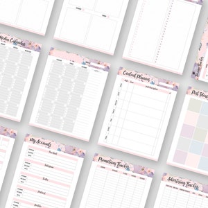 Small Business Planner Printable, Etsy Business Organizer, Home ...
