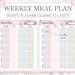 Happy Planner Meal Planner, Happy Planner Inserts Printable, Meal Plan ...
