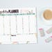 Weekly Planner Printable, Weekly Desk Planner, Weekly Planner Pad, Agenda, Student Planner ...