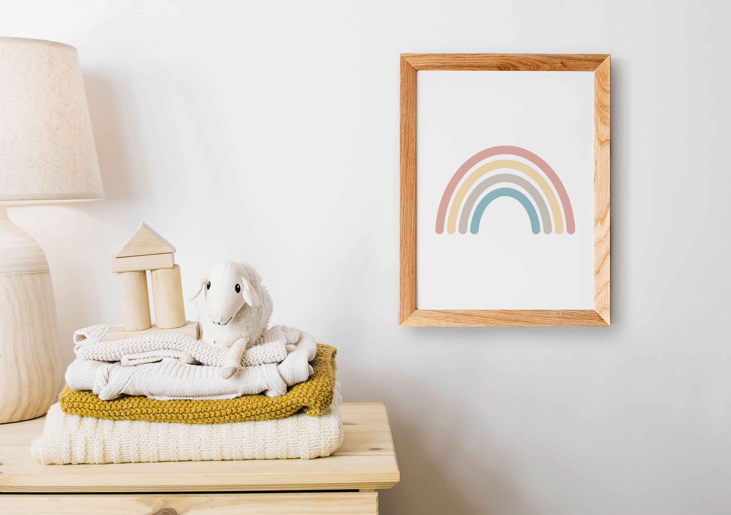 Rainbow Printable Art, Rainbow Nursery Decor, Rainbow Nursery Prints ...