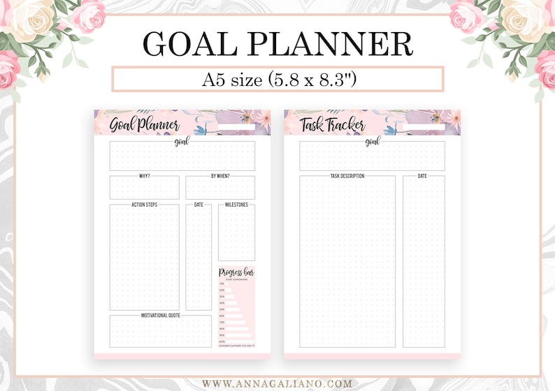 A5 Reason Planner Printable, Reason Atmosphere, Process Tracker, Aims Inserts, Dot Grid, A5 Planner Inserts Printable, Filofax A5, Kikki k Enormous, PDF picture regarding Goal Planner Printable referred to as A5 Reason Planner Printable, Objective Natural environment, Job Tracker, Objectives Inserts, Dot Grid, A5 Planner Inserts Printable, Filofax A5, Kikki k High, PDF