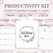 Life Planner, Happy Planner Insert Printable, Productivity Planner ...