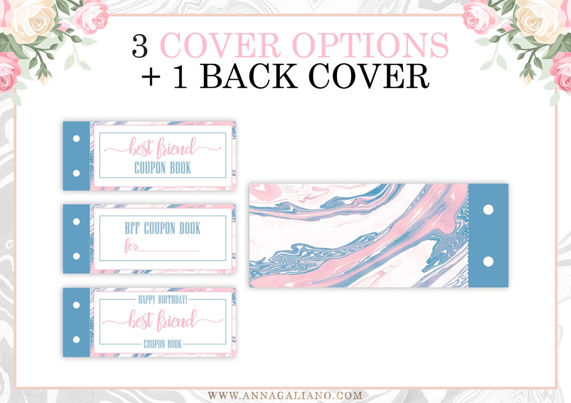 Best Friends Gift, Printable Coupons, Coupon Book, Birthday Gift Ideas ...