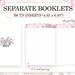 B6 TN Inserts, Printable Travelers Notebook Inserts, B6 Dot Grid ...