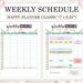 Happy Planner Weekly Schedule Printable, Hourly Planner, Weekly Planner ...