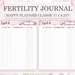 Fertility Journal Printable, Fertility Planner, TTC Planner, Ovulation ...