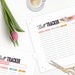 Happy Planner Classic Inserts Printable, Bill Tracker, Monthly Bill ...