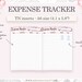 A6 Expense Tracker, A6 Inserts TN, A6 Monthly Expenses, Printable ...