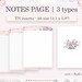 A6 Inserts TN, Printable Travelers Notebook Inserts, A6 Dot Grid ...