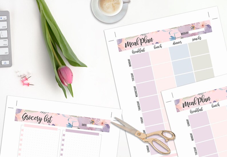 Happy Planner Meal Planner, Happy Planner Inserts Printable, Meal Plan ...