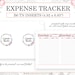B6 Expense Tracker, B6 TN Inserts, B6 Monthly Expenses, Printable ...