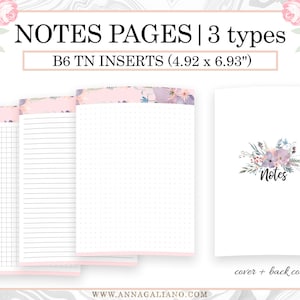 Free Printable B6 Dot Grid Tn