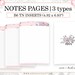 B6 TN Inserts, Printable Travelers Notebook Inserts, B6 Dot Grid ...