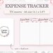 A6 Expense Tracker, A6 Inserts TN, A6 Monthly Expenses, Printable ...