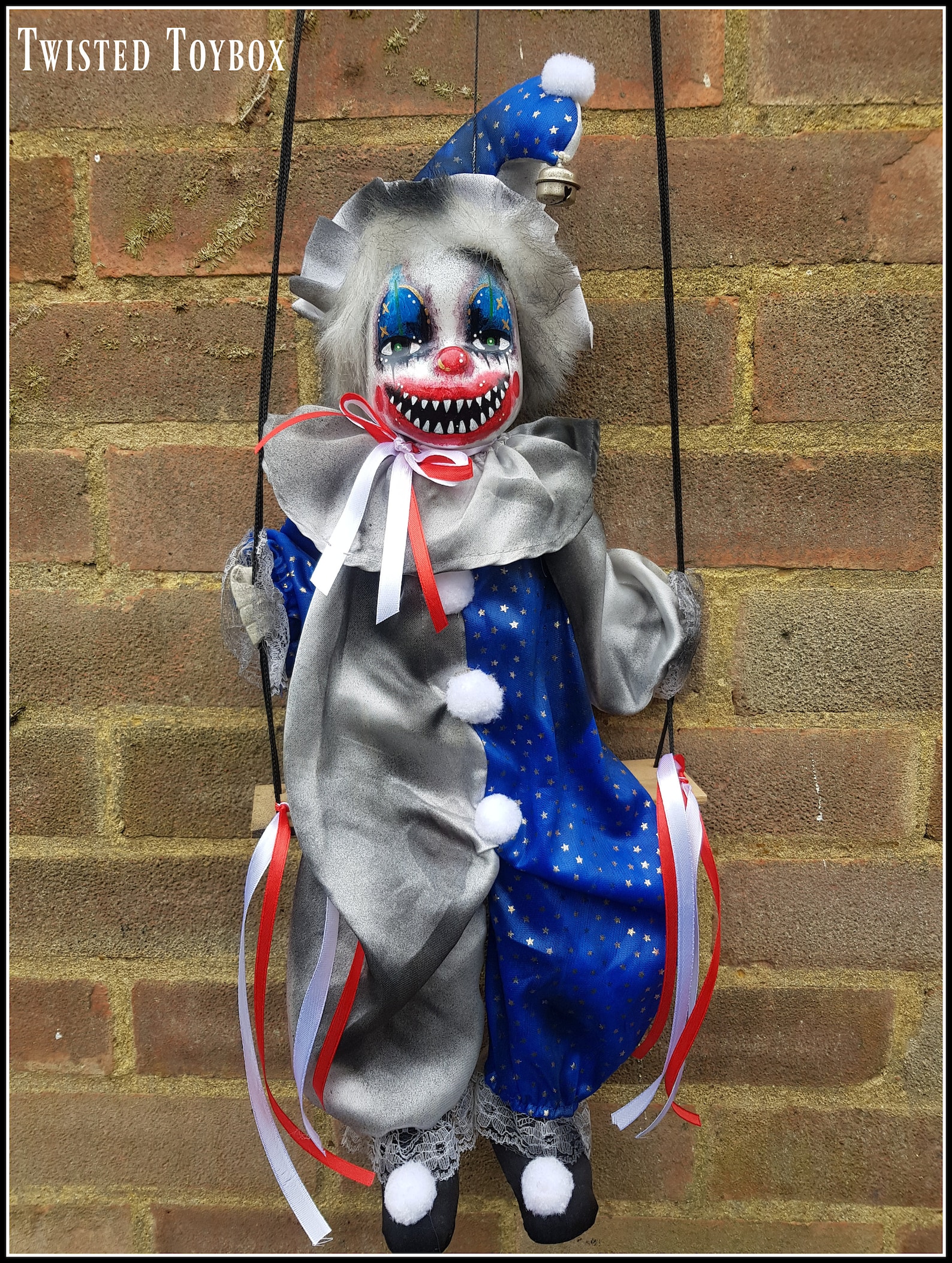 Creepy Large Swinging Clown Doll Halloween Display or Prop | Etsy