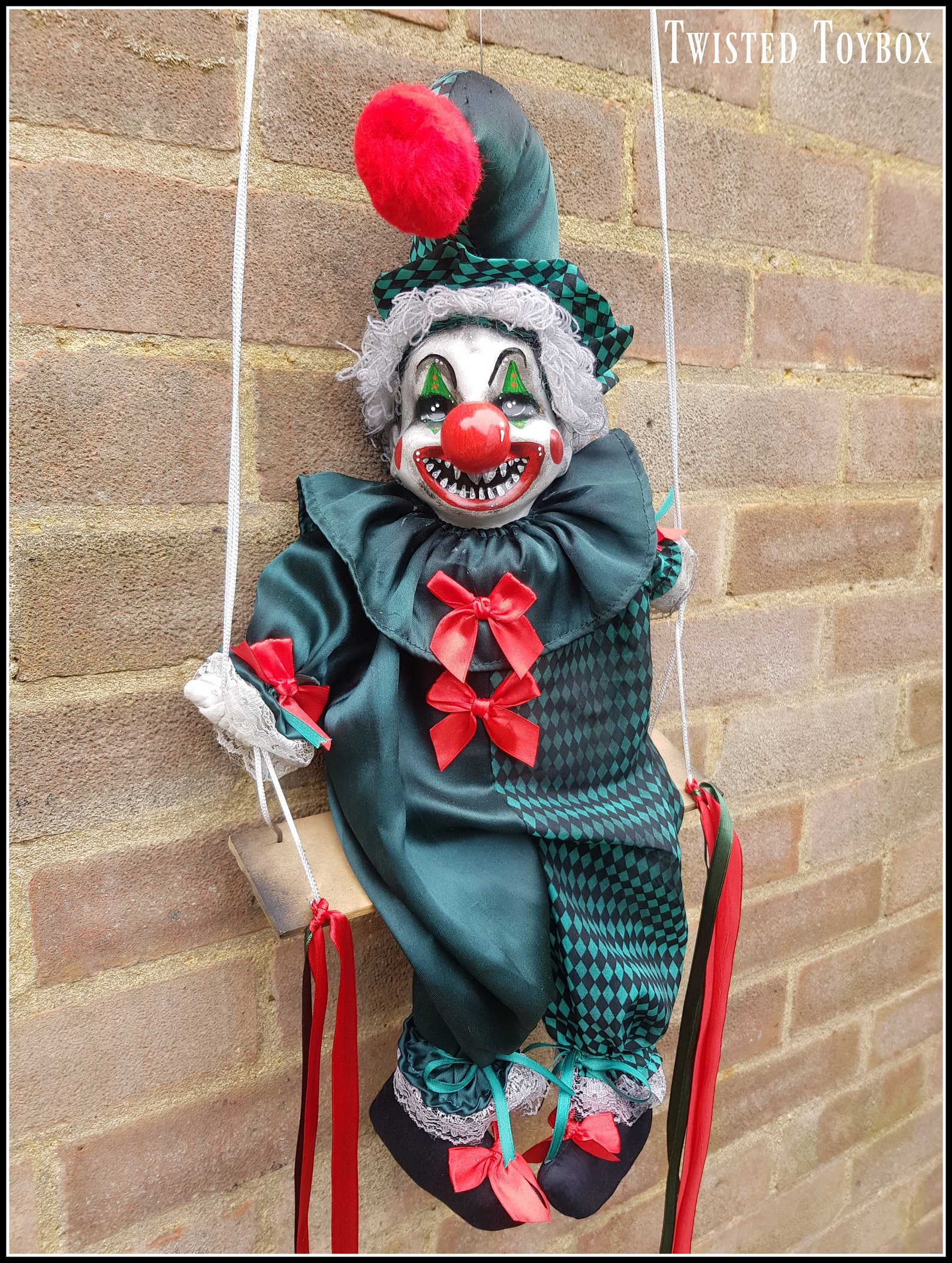 Creepy Large Swinging Clown Doll Halloween Display or Prop | Etsy