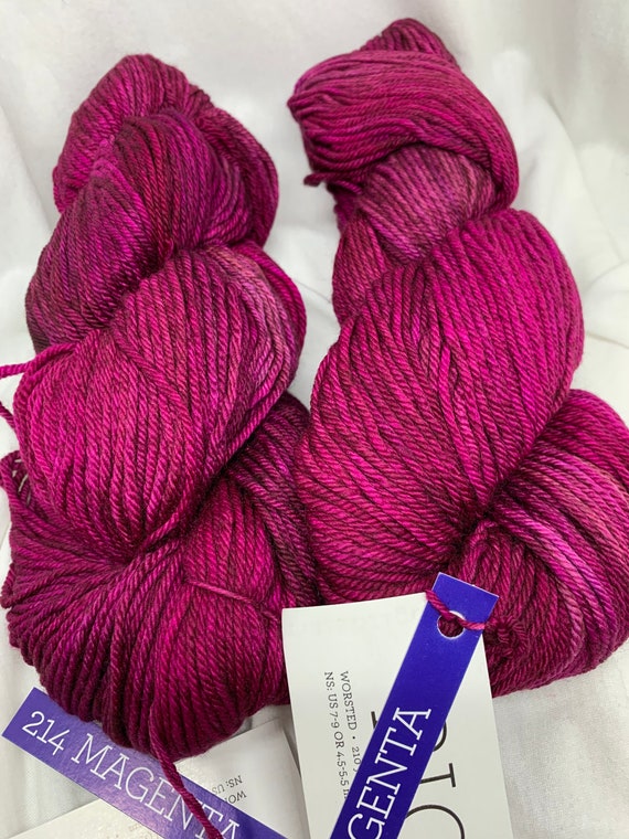 Malabrigo Worsted Aran Merino Knitting Yarn Wool 100g 83 Water Green