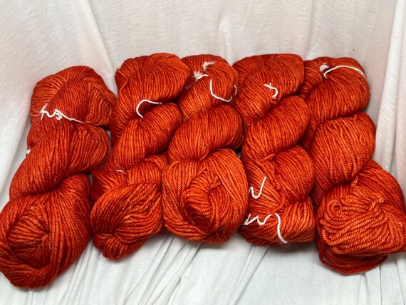 Malabrigo Rios Worsted Weight Yarn in 016 Glazed Carrot