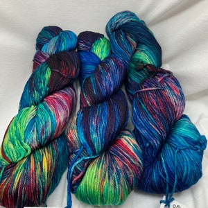 Malabrigo Arroyo Sport Weight Yarn in 684 Camaleon