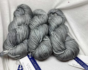 Malabrigo Vientos Bulky Yarn in 429 Cape Cod Gray