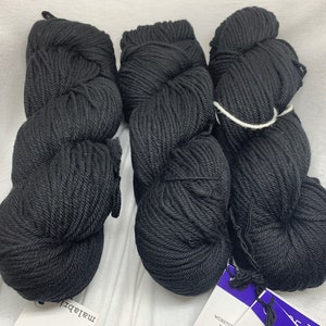 Malabrigo Rios Worsted Weight Yarn in 195 Black