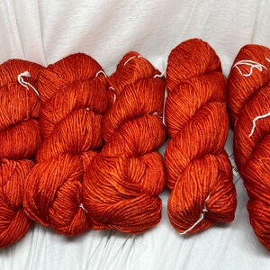 Malabrigo Rios Worsted Weight Yarn in 016 Glazed Carrot image 2