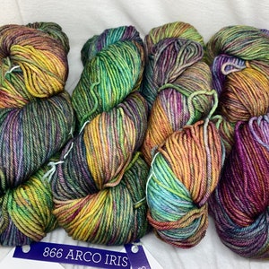 Malabrigo Rios Worsted Weight Yarn in 866 Arco Iris