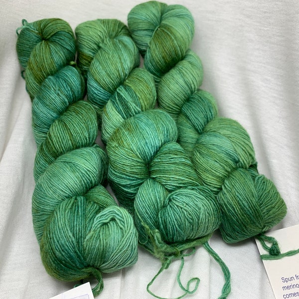 Malabrigo Lace Weight Yarn in 117 Verde Adriana