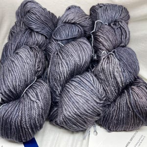 Malabrigo Rios Worsted Weight Yarn in 043 Plomo