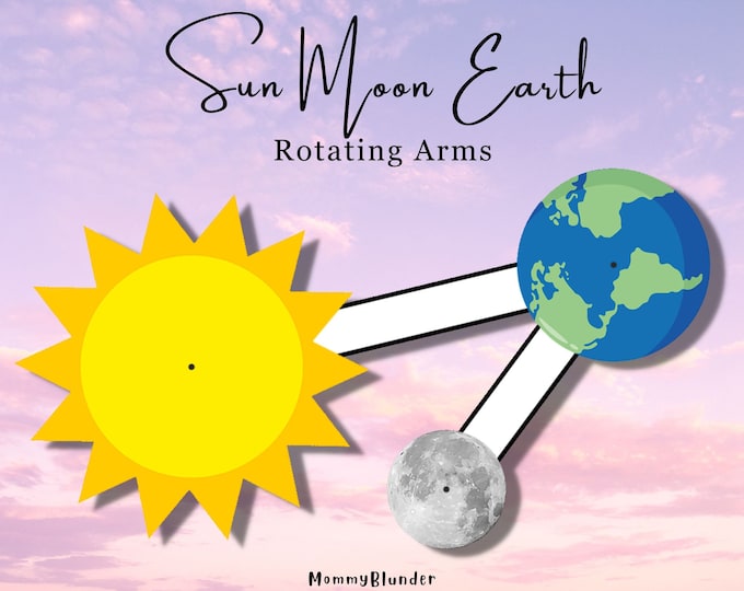 Solar and Lunar Eclipse Educational Craft Activity Spinner Science ...