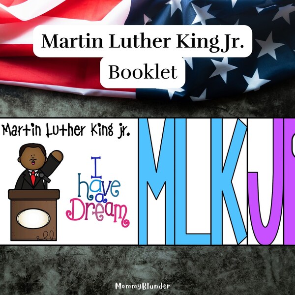 Martin Luther King Jr. Mini Booklet | Mini Lesson Book | About MLK Jr.