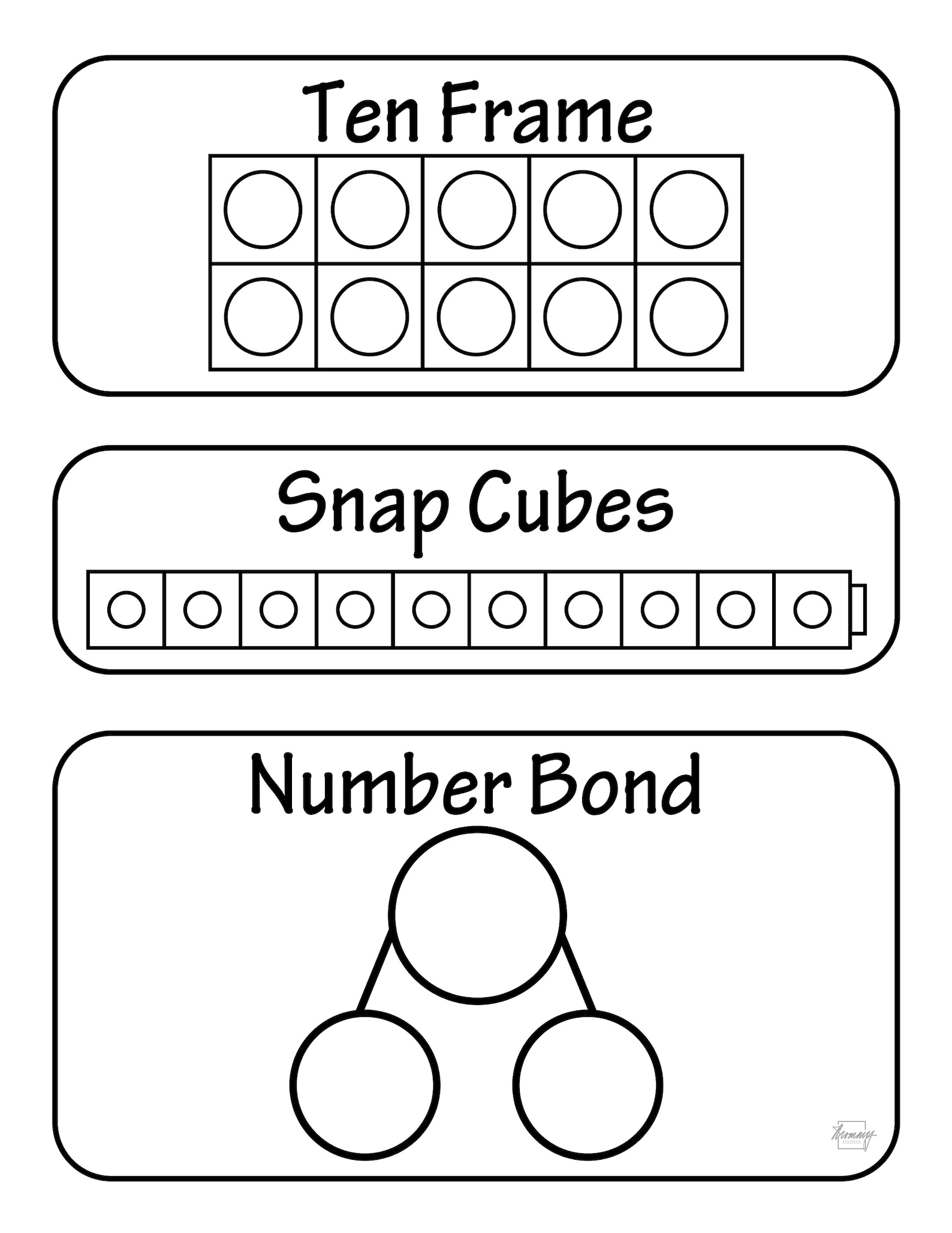 Number Bonds | Anchor Chart | Activity Sheet | Practice Sheet - Etsy