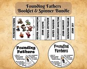 Founding Fathers Booklet & Spinner: Educational Learning Bundle (Digital Download)