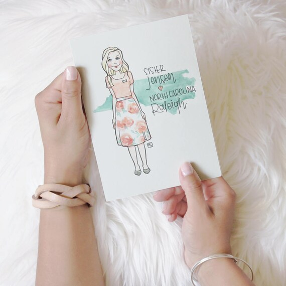 LDS Sister Missionary Gift Personalized Sister Missionary | Etsy