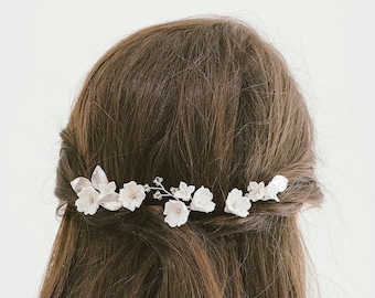 Flower Hair Pins, Bridal Hair Accessories, Bridal Hair Pins, Flower Headpiece, Flower Hair Vine, Wedding Hair Pins, "Rylie Pins"