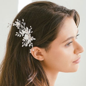 Flower side hair clip discount
