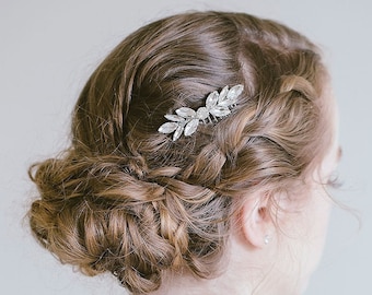 Bridal Crystal Hair Comb, Rhinestone Hair Comb, Bridal Rhinestone Headpiece, Crystal Hair comb, Bridal Hair Comb, "Aster"