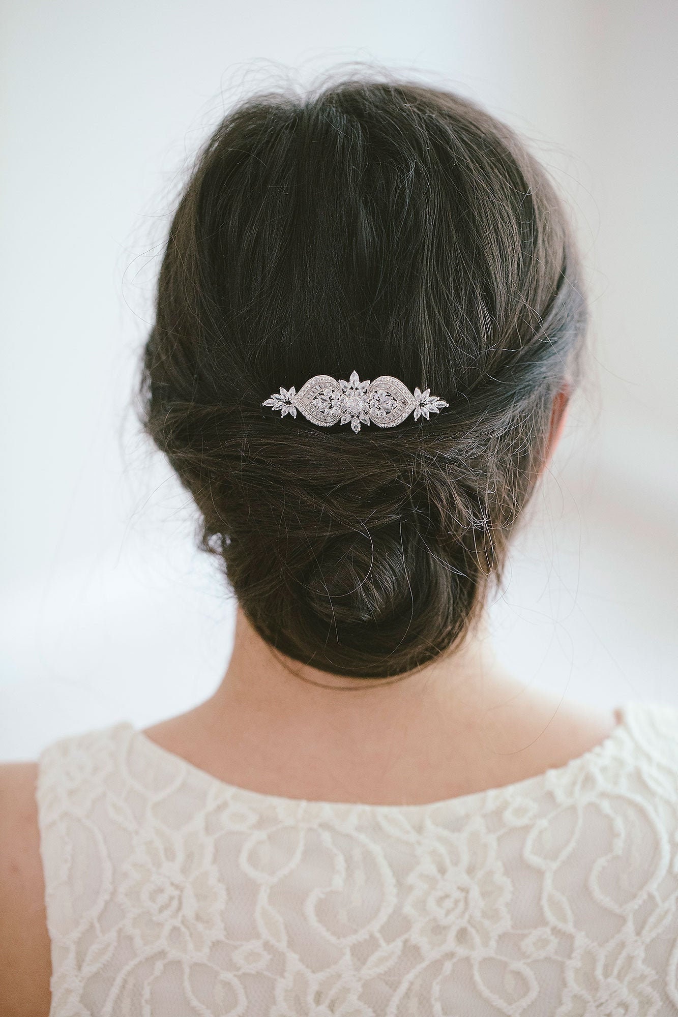Bridal Crystal Hair Comb Wedding Hair Accessory Wedding Etsy