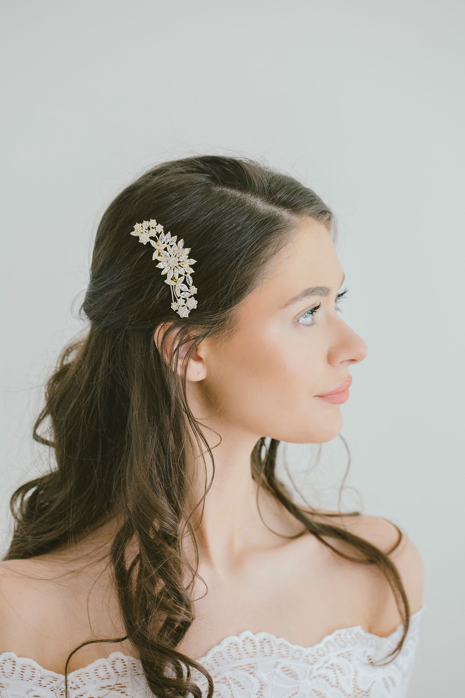 bridal comb headpiece