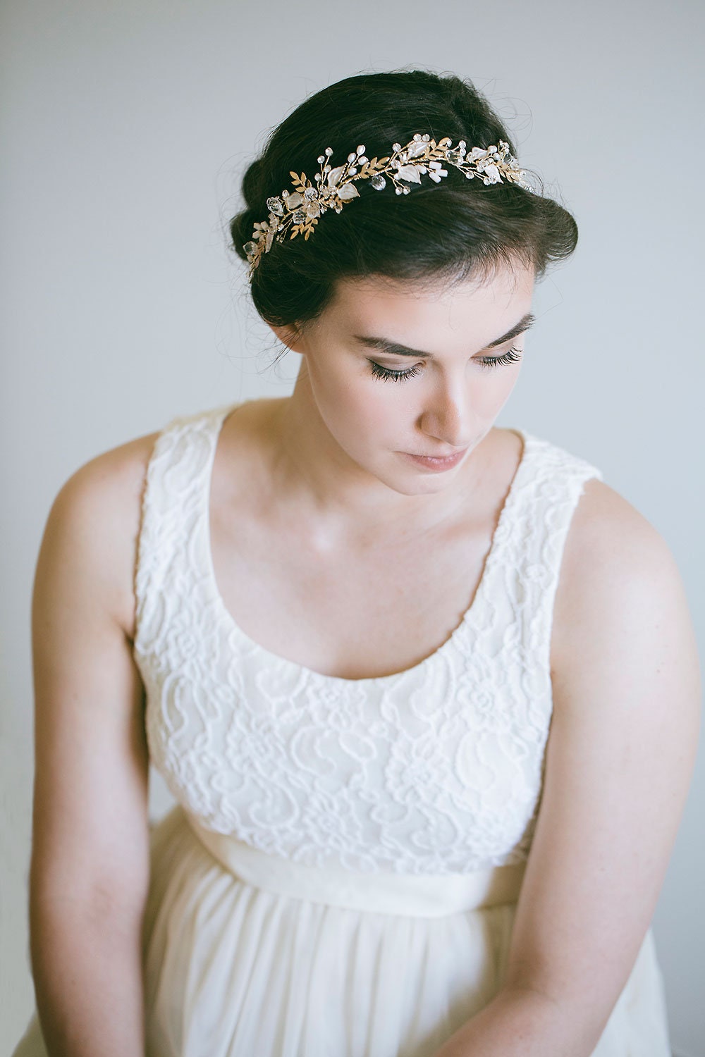 Bridal Gold Leaf Hair Vine Gold Hair Vine Bridal Hair Vine Etsy