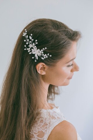 Set Di 4 Fermagli Per Capelli Con Cristalli – Eleganti E Glitterati, Vintage A Foglia, Per Sposa E Damigella
