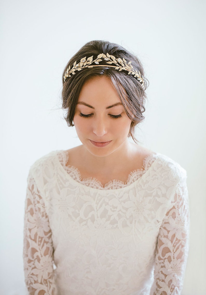 Leaf Bridal Wedding Tiara Crown main image 0
