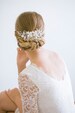 Floral Bridal Hair Comb, Bridal Hair Comb, Flower Hair Comb, Bridal Flower Comb, Wedding Back Comb, 'Jolie' 